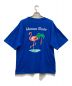 HUMAN WOMAN (ヒューマンウーマン) バックプリントポケットTシャツ ブルー サイズ:2XL：8000円