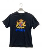 stussyステューシー）の古着「半袖Tシャツ」｜ブラック