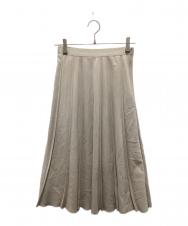 ANAYI (アナイ) フェイクスエードプリーツスカート ベージュ サイズ:36