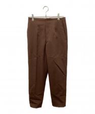 Drawer (ドゥロワー) センタープレスパンツ ブラウン サイズ:36