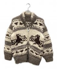 INTRACAN ENTERPRISES (イントロカン エンタープライズ) カウチンニットカーディガン ブラウン サイズ:不明(実寸をご確認ください)