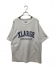 Champion (チャンピオン) X-LARGE (エクストララージ) リバースウィーブショートスリーブ Tシャツ ライトグレー サイズ:L