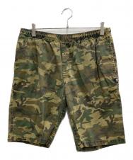 stussy (ステューシー) カモフラハーフパンツ オリーブ サイズ:M