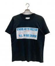 sacai (サカイ) プリントTシャツ ブラック サイズ:3