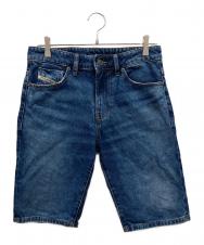 DIESEL (ディーゼル) デニムハーフパンツ ブルー サイズ:W27