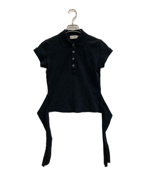 MONCLER（モンクレール）MONCLER (モンクレール) ポロシャツ ブラック サイズ:Sの古着・服飾アイテム