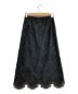 Viaggio Blu (ビアッジョブルー) フラワーケミカルレーススカート ブラック サイズ:2 未使用品：9800円