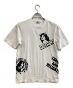 Hysteric Glamourヒステリックグラマー）の古着「DETROIT SCRATCH Tシャツ」｜ホワイト