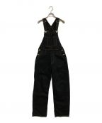 X-GIRLエックスガール）の古着「WIDE TAPERED OVERALL」｜ブラック