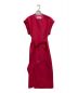 LE CIEL BLEU（ルシェルブルー）の古着「Linen Look Utility Dress」｜ショッキングピンク