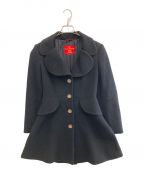 Vivienne Westwood RED LABELヴィヴィアンウエストウッドレッドレーベル）の古着「デザインカラーコート」｜ブラック