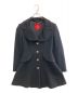 Vivienne Westwood RED LABEL（ヴィヴィアンウエストウッドレッドレーベル）の古着「デザインカラーコート」｜ブラック