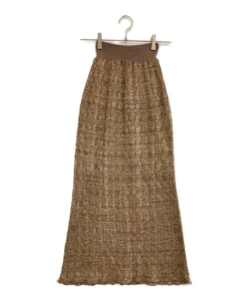 TODAYFUL（トゥデイフル）TODAYFUL (トゥデイフル) LacePencil Skirt ブラウン サイズ:36の古着・服飾アイテム