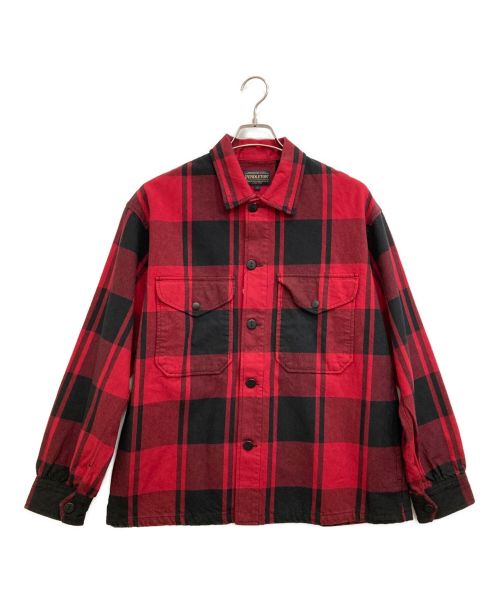 PENDLETON（ペンドルトン）PENDLETON (ペンドルトン) CPO Shirt Jacket レッド サイズ:Ｌの古着・服飾アイテム