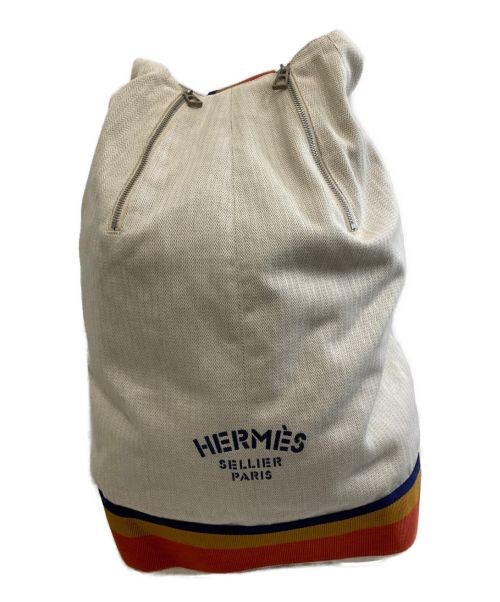 HERMES（エルメス）HERMES (エルメス) キャバリエワンショルダーバッグ アイボリーの古着・服飾アイテム
