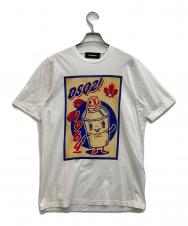 DSQUARED2 (ディースクエアード) プリントTシャツ ホワイト サイズ:XS