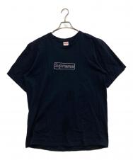 Supreme (シュプリーム) カウズチョークロゴTシャツ ネイビー サイズ:L