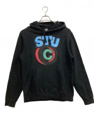 stussy (ステューシー) パーカー ブラック サイズ:L