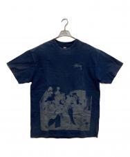 stussy (ステューシー) フォトプリントTシャツ ネイビー サイズ:L