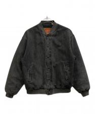 LEVI'S (リーバイス) 中綿デニムジャケット グレー サイズ:Ｓ