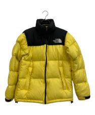 THE NORTH FACE (ザ ノース フェイス) ダウンジャケット イエロー×ブラック サイズ:M