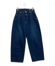 upper hights for conte (アッパーハイツフォーコンテ) タックデニムパンツ インディゴ サイズ:SIZE W24