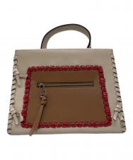 FENDI (フェンディ) RUNAWAY SMALL 2wayショルダーバッグ ベージュ