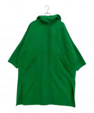 LE CIEL BLEU (ルシェルブルー) Hooded Over Coat グリーン サイズ:36