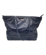 BALLY (バリー) レザートートバッグ ネイビー