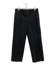 COMME des GARCONS HOMME (コムデギャルソン オム) ウールスラックス グレー サイズ:M