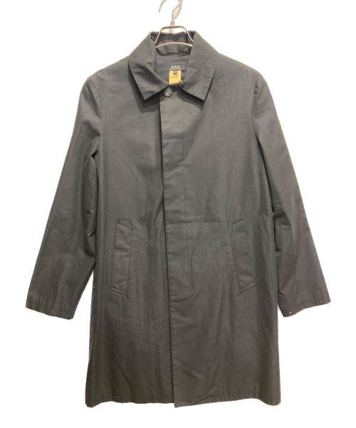 A.P.C.（アーペーセー）A.P.C. (アー・ペー・セー) ステンカラーコート ブラック サイズ:XSの古着・服飾アイテム