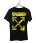 OFFWHITE (オフホワイト) バックアローペイントロゴTシャツ ブラック サイズ:S：16000円