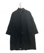 SUZUKI TAKAYUKIスズキタカユキ）の古着「スタンディングカラーコート」｜ブラック