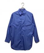 LOEFFロエフ）の古着「コットンブロード レギュラーシャツ」｜ブルー