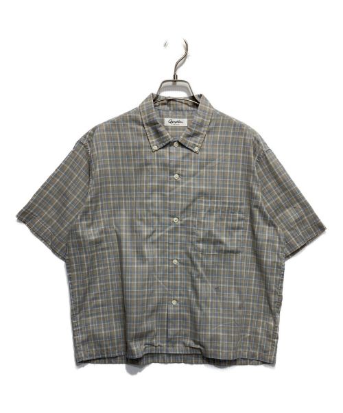 Gymphlex（ジムフレックス）Gymphlex (ジムフレックス) チェックシャツ グレー サイズ:14の古着・服飾アイテム