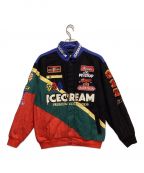 ICE CREAMアイスクリーム）の古着「ワッペン ボンバージャケット」｜ブラック