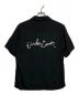 JohnUNDERCOVER (ジョンアンダーカバー) タイガー刺繍オープンカラーシャツ ブラック サイズ:2：6000円
