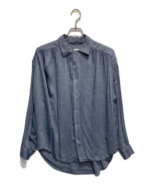 AiE（エーアイイー）AiE (エーアイイー) レーヨンペインターシャツ ブルー サイズ:Sの古着・服飾アイテム
