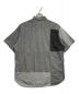 COMME des GARCONS HOMME (コムデギャルソン オム) 半袖パッチワークシャツ グレー サイズ:L：15000円