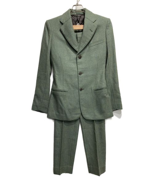 Maison Margiela（メゾンマルジェラ）Maison Margiela (メゾンマルジェラ) 3Bジャケットセットアップ グリーン サイズ:44の古着・服飾アイテム