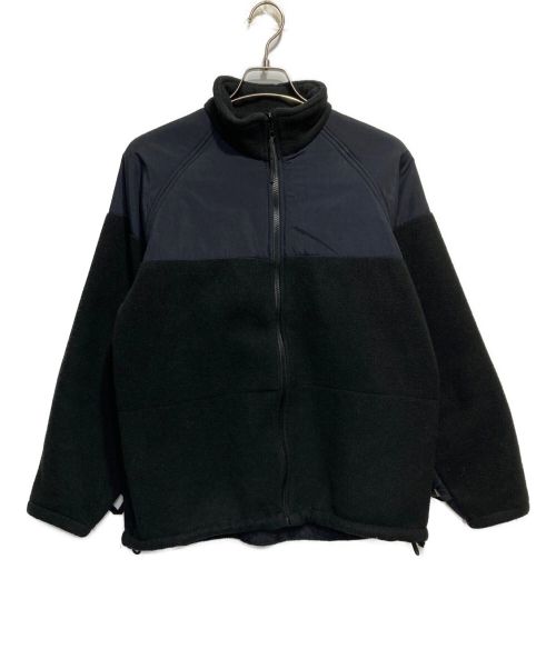 US NAVY（ユーエスネイビー）US NAVY (ユーエスネイビー) US NAVYフリースジャケット ブラック サイズ:Mの古着・服飾アイテム