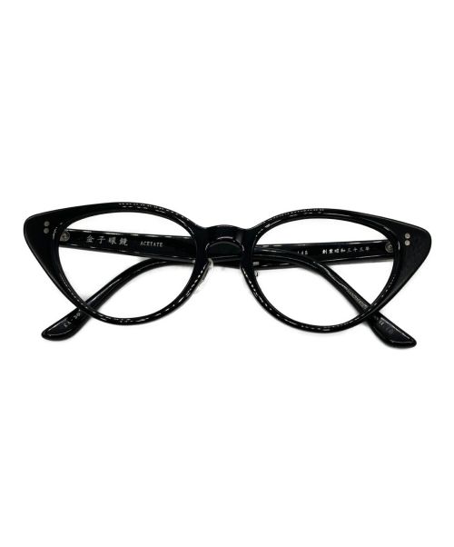 金子眼鏡（カネコメガネ）金子眼鏡 (カネコメガネ) 眼鏡 ブラック サイズ:51□19-145の古着・服飾アイテム