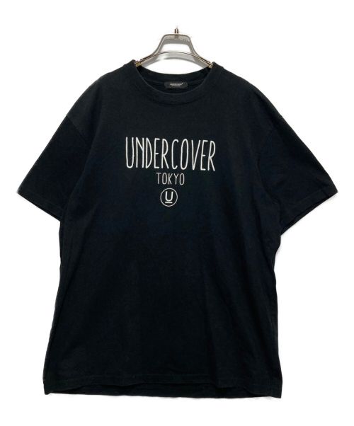 UNDERCOVER（アンダーカバー）UNDERCOVER (アンダーカバー) ロゴプリントTシャツ ブラック サイズ:４の古着・服飾アイテム