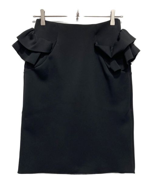 Simone Rocha（シモーネ ロシャ）Simone Rocha (シモーネ ロシャ) フリルスカート ブラック サイズ:UK6の古着・服飾アイテム