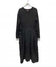 KAPITAL (キャピタル) コットンワンピース ブラック サイズ:1