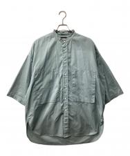 MAISON SPECIAL (メゾンスペシャル) Dickies (ディッキーズ) バンドカラーシャツ スカイブルー サイズ:00