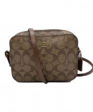 COACH (コーチ) シグネチャーショルダーバッグ ブラウン