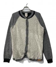 DIESEL (ディーゼル) ニットカーディガン グレー サイズ:L