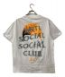 SAPEur (サプール) anti social social CLUB (アンチソーシャルソーシャルクラブ) プリントTシャツ ホワイト サイズ:L：9800円