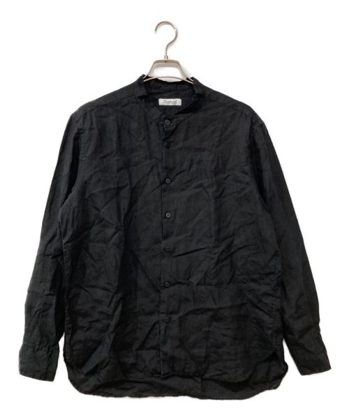 Bergfabel（バーグファベル）Bergfabel (バーグファベル) 20SS リネンシャツ ブラック サイズ:46の古着・服飾アイテム